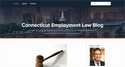 Desktop Screenshot of ctemploymentlawblog.com