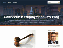 Tablet Screenshot of ctemploymentlawblog.com